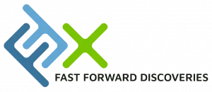 Transparent FFX logo with the tagline "Fast Forward Discoveries", symbolizing innovation in single-cell technology and tissue dissociation.