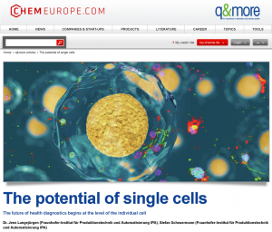 The potential of single cells - q&more